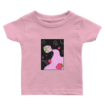 Discover Strawberry milk Baby T-shirts