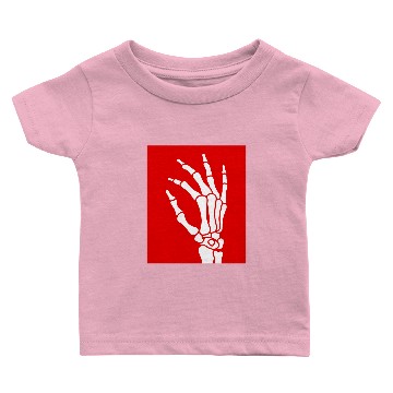 Discover skeleton hand Baby T-shirts