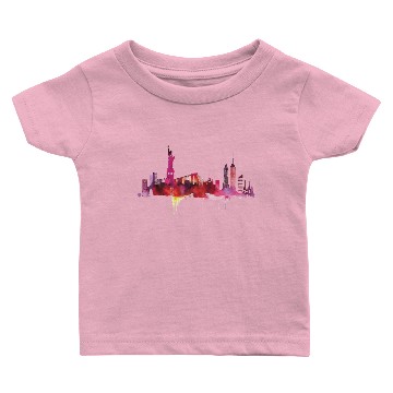 Discover New York skyline Baby T-shirts
