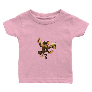 Discover DRUNK MONKEY Beer Baby T-shirts