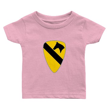 Discover 1st Cavalry Division Patch Patriotic Baby T-shirts
