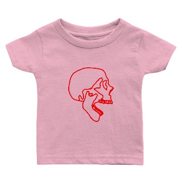 Discover Skull - Red Skull Baby T-shirts