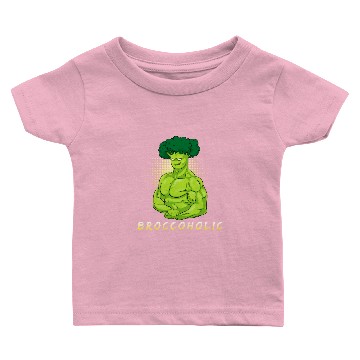 Discover Broccoli Broccoholic Vegetable Baby T-shirts
