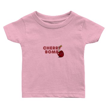 Discover Cherry Bomb Sweet Lips Baby T-shirts