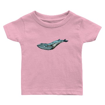 Discover Watercolor hand painted whale Baby T-shirts