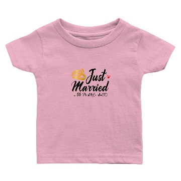 Discover Just Married 60 Years Ago 60 Year Wedding Baby T-shirts