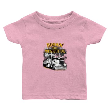 Discover Burning the midnight oil Baby T-shirts -gift
