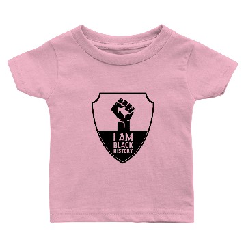 Discover I Am Black History - Solid Black Baby T-shirts