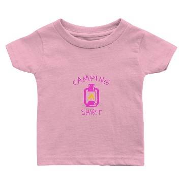 Discover Camping Baby T-shirts Pink 1