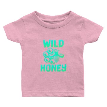 Discover Honey Bee Honeycomb Wild Baby T-shirts