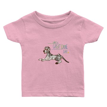 Discover What A Great Dane Day Baby T-shirts