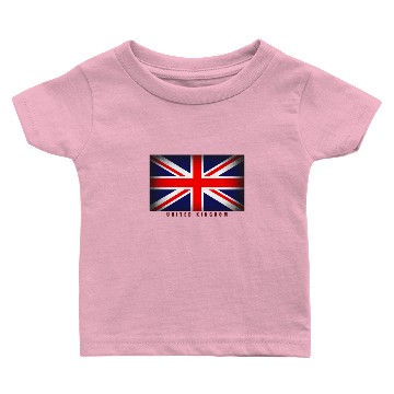 Discover UK flag grunge union jack Baby T-shirts