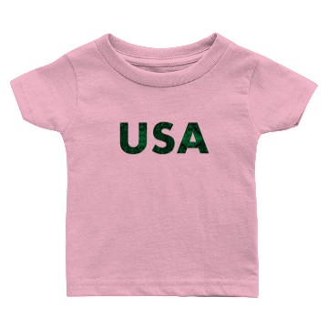Discover USA Green Batik Baby T-shirts