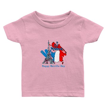 Discover Happy Bastille Day Baby T-shirts