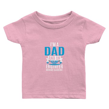 Discover Engineer Dad Father's Day Daddy to be Baby T-shirts