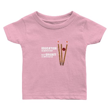 Discover Cricket Is Important Funny Baby T-shirts