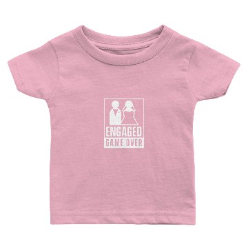 Discover Engaged Game Over Engagement Baby T-shirts