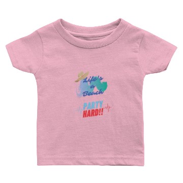 Discover Life's a Beach Baby T-shirts
