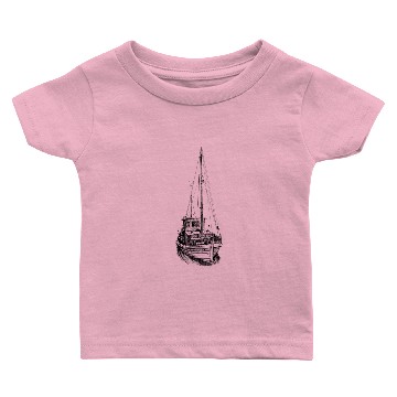 Discover Drawn black Boat Baby T-shirts