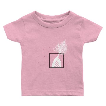 Discover Skeleton Tree Light Baby T-shirts