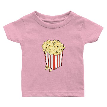Discover Popcorn Retro Vintage Cinema Hipster Baby T-shirts