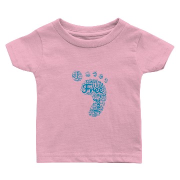 Discover Barefoot Footprint Baby T-shirts