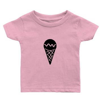 Discover Ice cream in the waffle Baby T-shirts