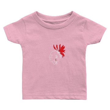 Discover American Indian Warrior Red Feather Baby T-shirts