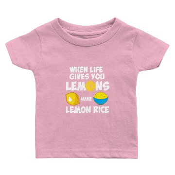 Discover When life give you lemons make lemon rice Indian Baby T-shirts
