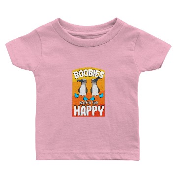 Discover Funny Blue Footed Booby Bird Birder Gift Baby T-shirts