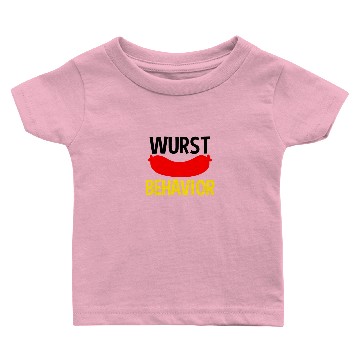Discover Wurst Behavior Funny Germany Flag Schnitzel Baby T-shirts