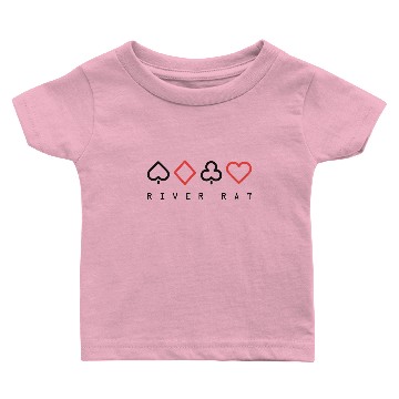 Discover poker logo river rat 02 Baby T-shirts