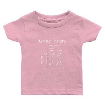Discover Game Theory - Prisoner's Dilemma light Baby T-shirts