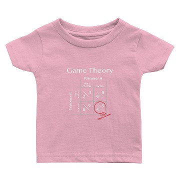 Discover Game Theory - Nash equilibrium light Baby T-shirts