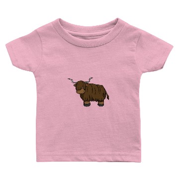 Discover Scottish Highland Cattle Baby T-shirts