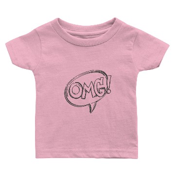 Discover OMG Speech Bubble Baby T-shirts