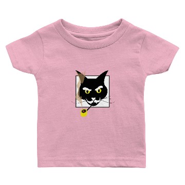 Discover Black Cat Smoking Magic Wizard Baby T-shirts