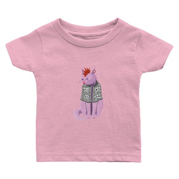 Discover Punk Rock Cat Baby T-shirts