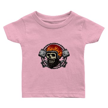 Discover skull ghost rider Baby T-shirts