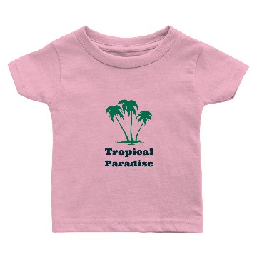 Discover Tropical paradise Baby T-shirts