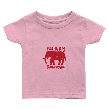Discover I'm A Big Surprise - Elephant Baby T-shirts