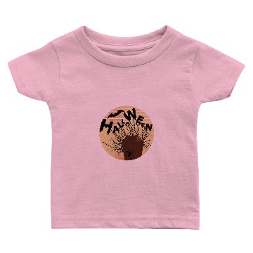 Discover A Tombstone On Halloween Baby T-shirts