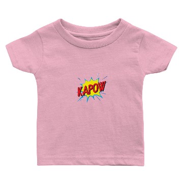 Discover KAPOW Nerd Nerdy Geek Computer Science Physics Baby T-shirts