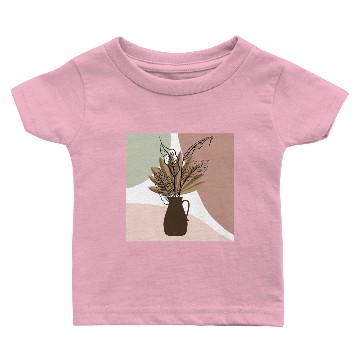 Discover Terracotta Pots Print,Modern Bohemian Wall Art Baby T-shirts