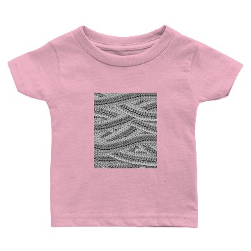 Discover Black Snake Skin Art Baby T-shirts