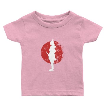 Discover Samurai in sunset disintegration design Baby T-shirts