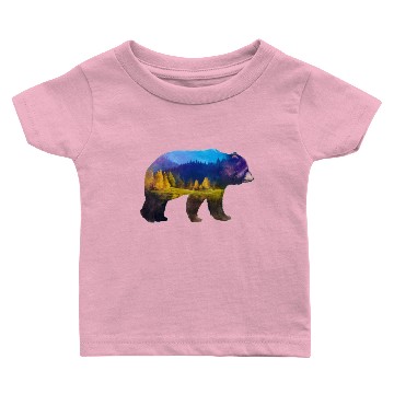 Discover Wilderness Bear Baby T-shirts