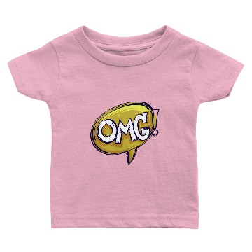Discover OMG Speech Bubble Baby T-shirts