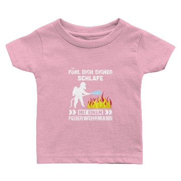 Discover volunteer fire brigade fireman deployment Baby T-shirts