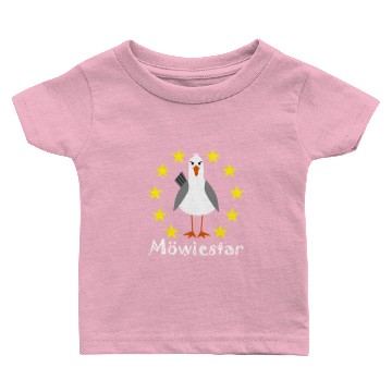 Discover Seagull - Funny Seagull Star Saying Joke Baby T-shirts